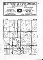 Map Image 018, Mower County 1981 Published by Directory Service Company